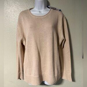 Ella Moss Cream Crew Neck Sweater